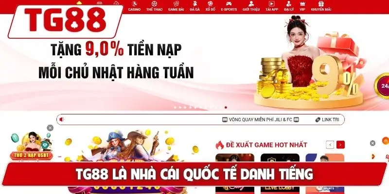 TG88 - Trang Chủ Uy Tín TG88.COM Mới Nhất 2026 Đăng Ký Nhặt +88K 20 TG88 là nhà cái quốc tế danh tiếng
